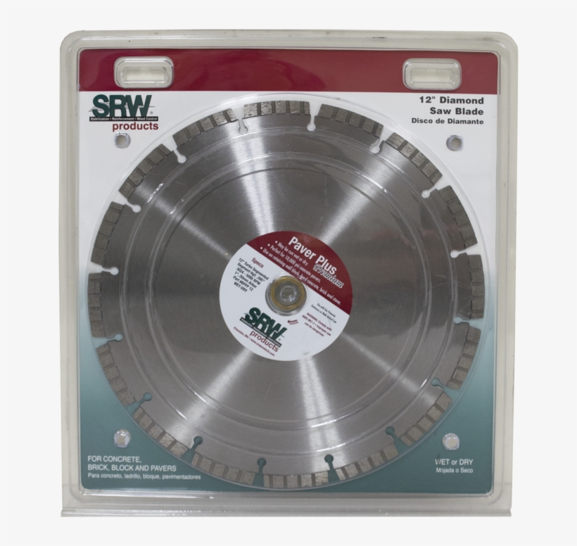 Srw Products 12" Paver Plus Premium Turbo Segmented - Srw, transparent png download