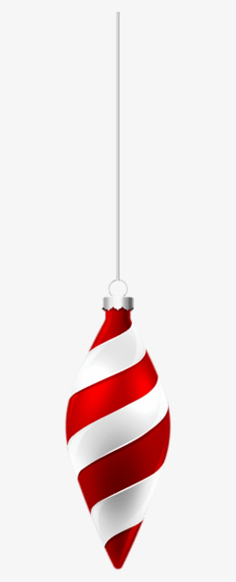 Free Png White And Red Christmas Ornament Png - Christmas Ornament, transparent png download