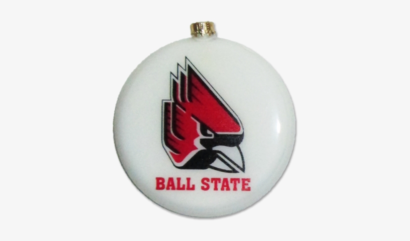 Flat Glass Ornament - Ball State Cardinals Clip Art, transparent png download