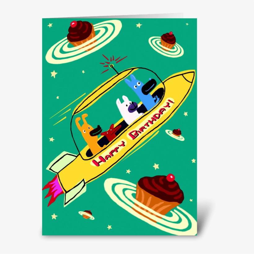 Happy Birthday Rocket Ships, transparent png download