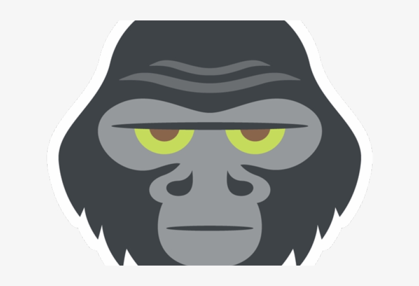 Gorilla Emoticon, transparent png download