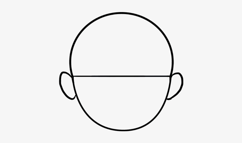 How To Draw Cartoon Hair - Circle, transparent png download