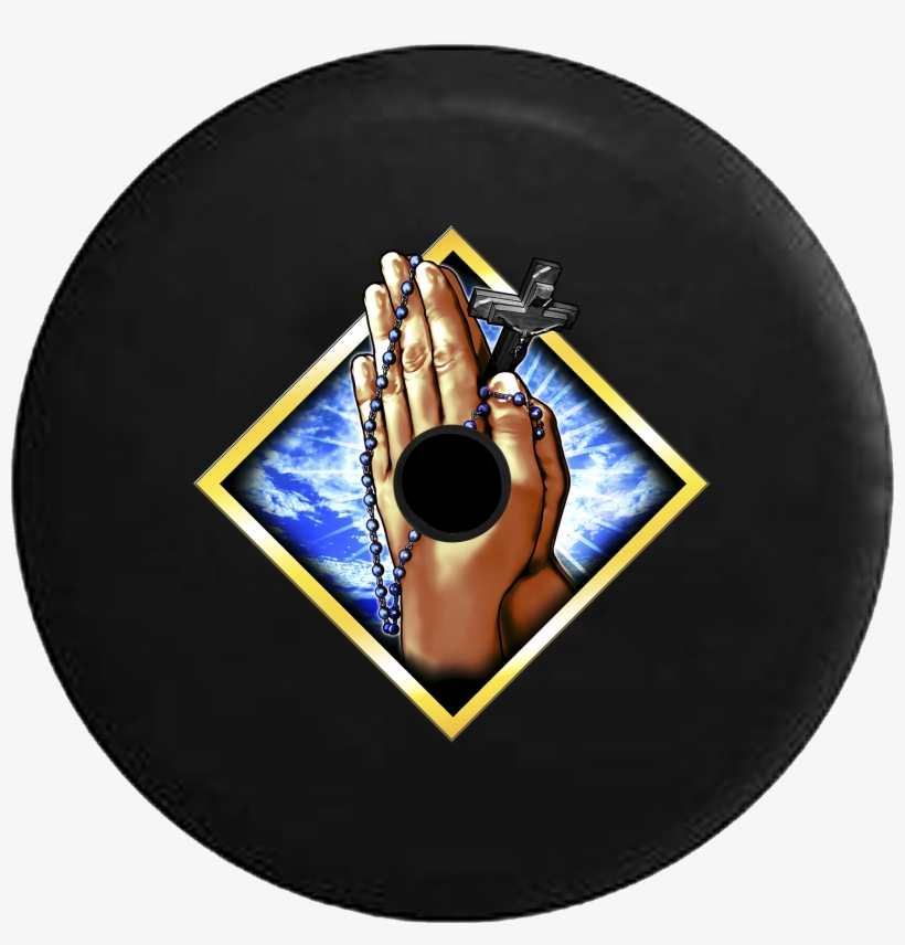 Jeep Wrangler Jl Backup Camera Day Praying Hands Holding - Circle, transparent png download
