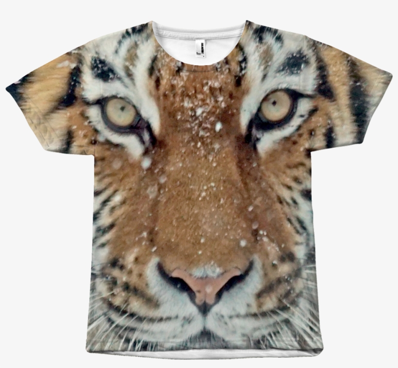 Tiger T Shirt - Tiger In Front Of The Sun, transparent png download