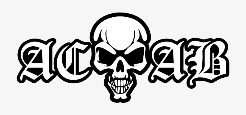 Aufkleber Acab Skull - Acab Png, transparent png download