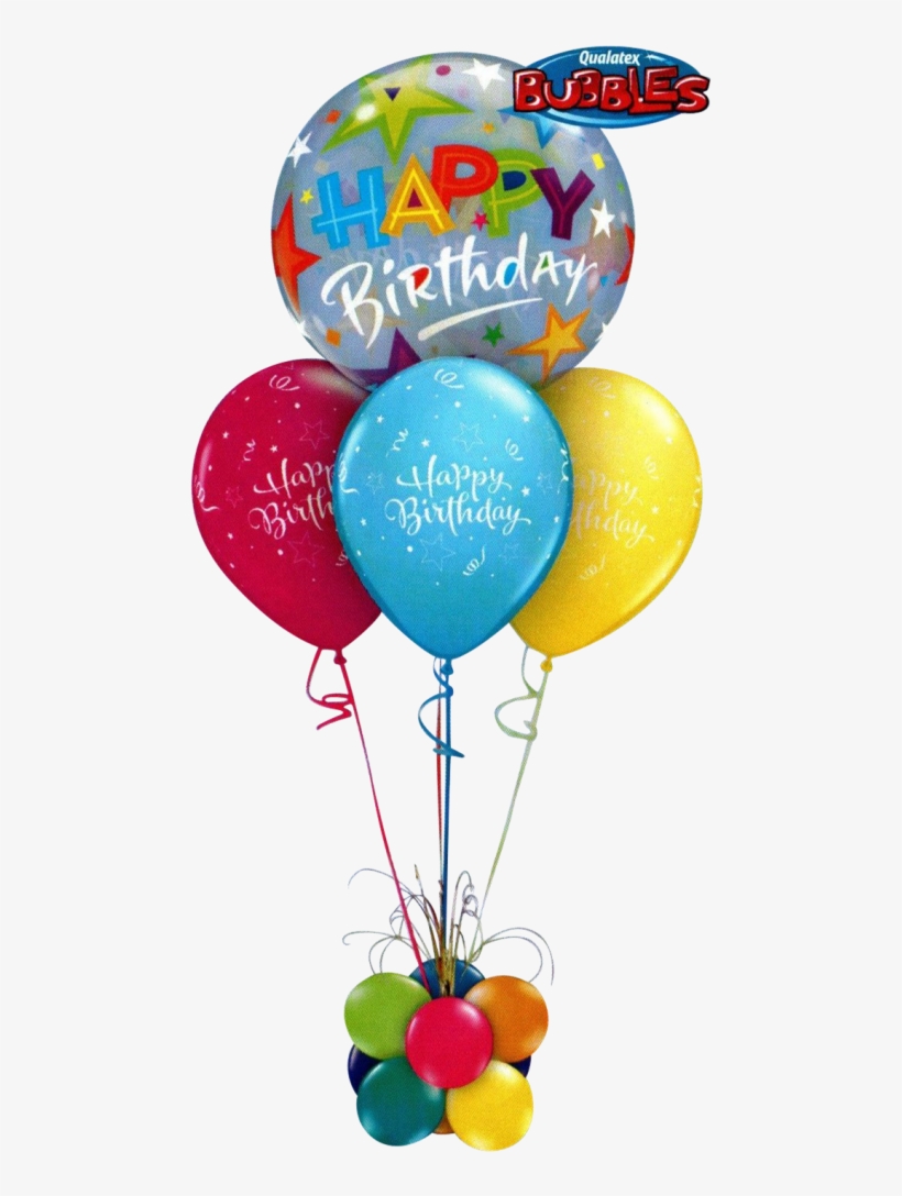 Birthday Stars Bubble Layer With Base - Birthday Stars, transparent png download