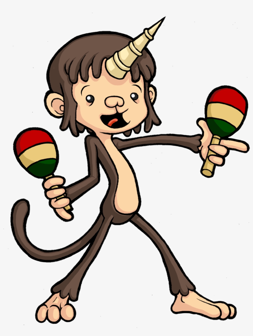 Well, This Is A Monkey With Maracas Maraca Monkey =, transparent png download