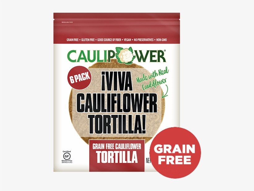 Caulipower Grain Free Cauliflower Tortilla, transparent png download