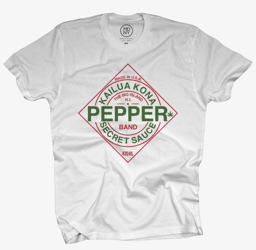 Secret Sauce White T-shirt $25 - Active Shirt, transparent png download