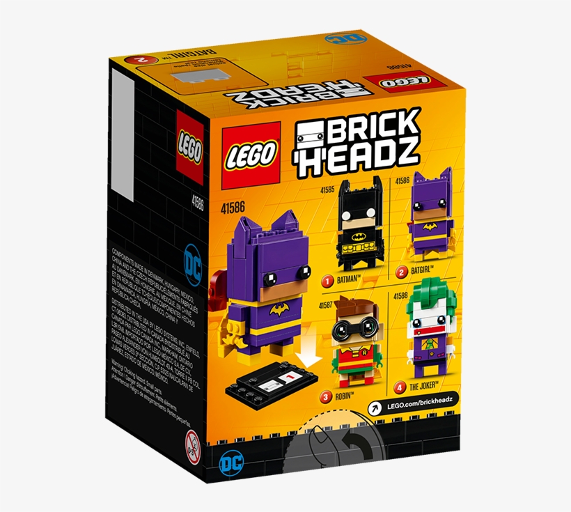 41586 Lego® Brickheadz Batgirl™ - Lego Batman Brickheadz Number, transparent png download