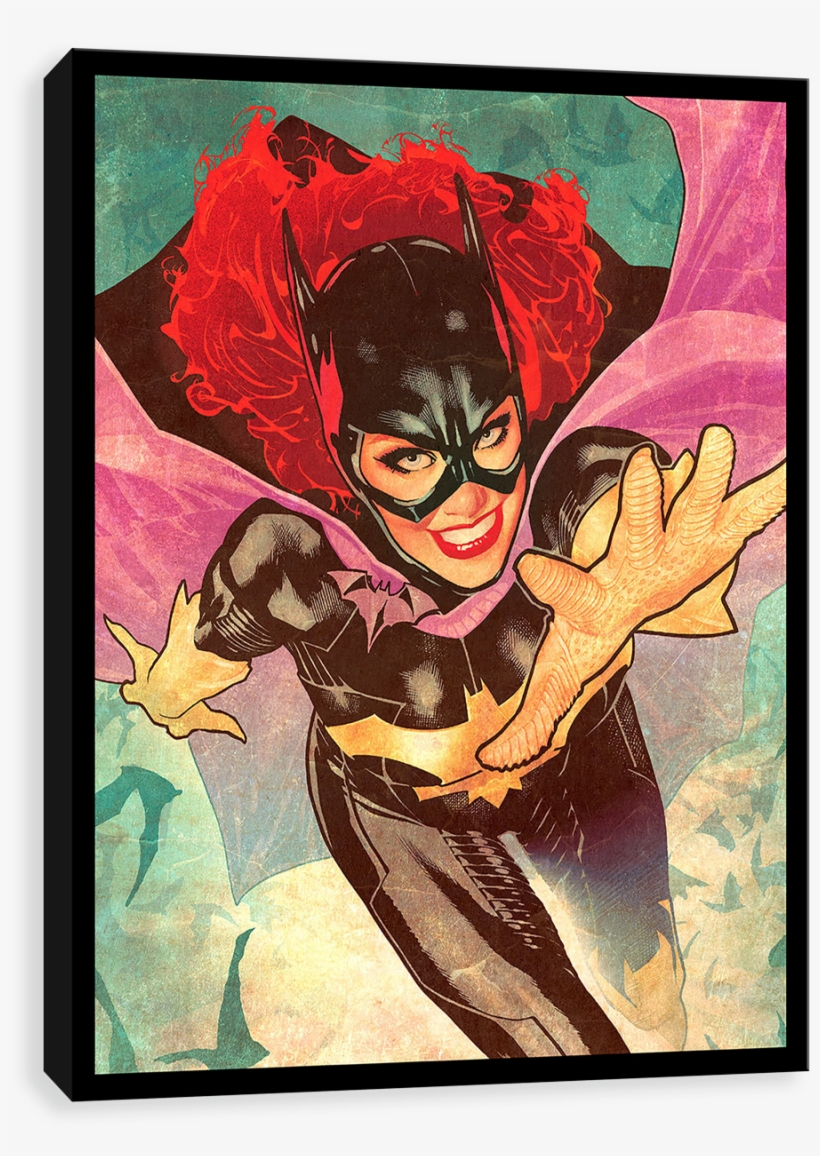 Batgirl's Charge - Comic Batgirl, transparent png download