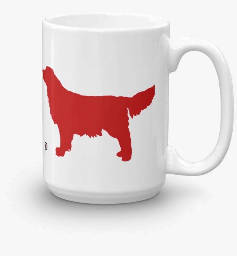 Red Golden Retriever Mug - Mug, transparent png download