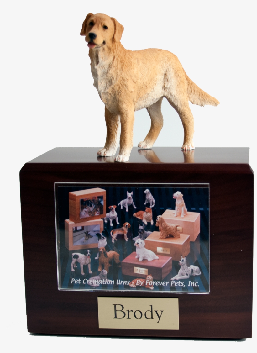 Golden Retriever-standing - Dog Figurines, transparent png download