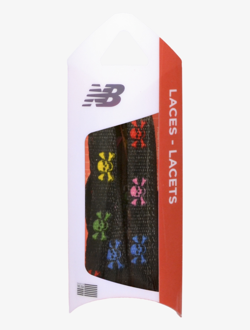 Nb 3/8"printed Multi Skull & Bones Shoelace - New Balance, transparent png download