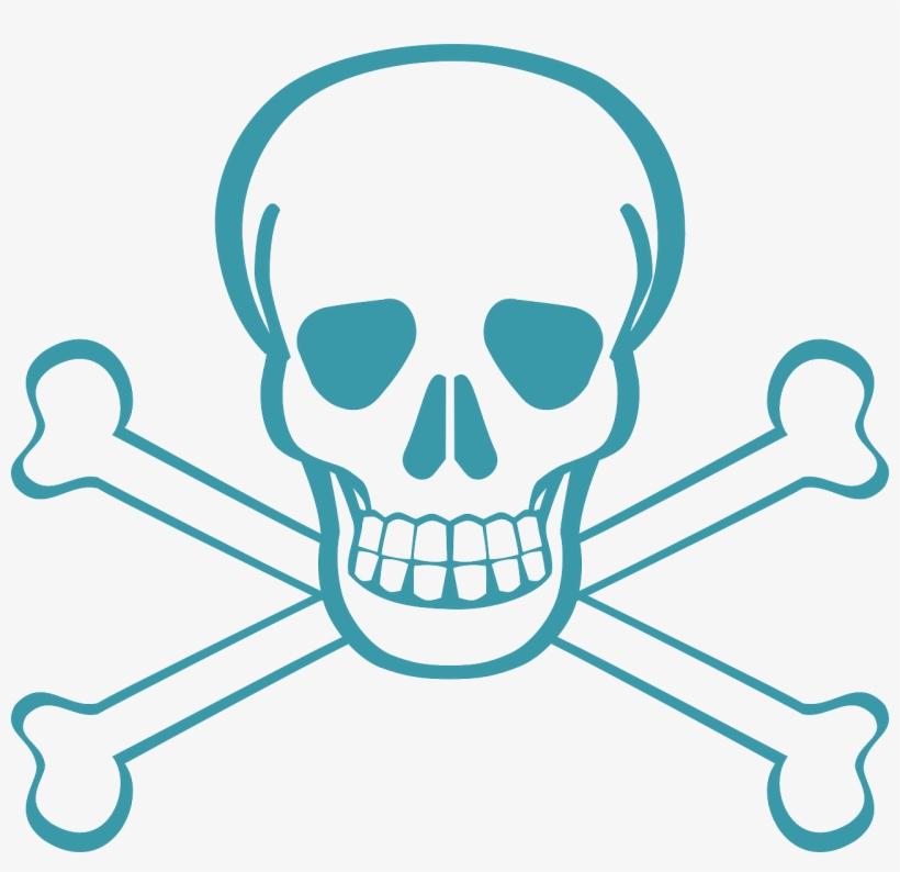 S Head Skull Skull And Crossbones - Skull And Crossbones, transparent png download