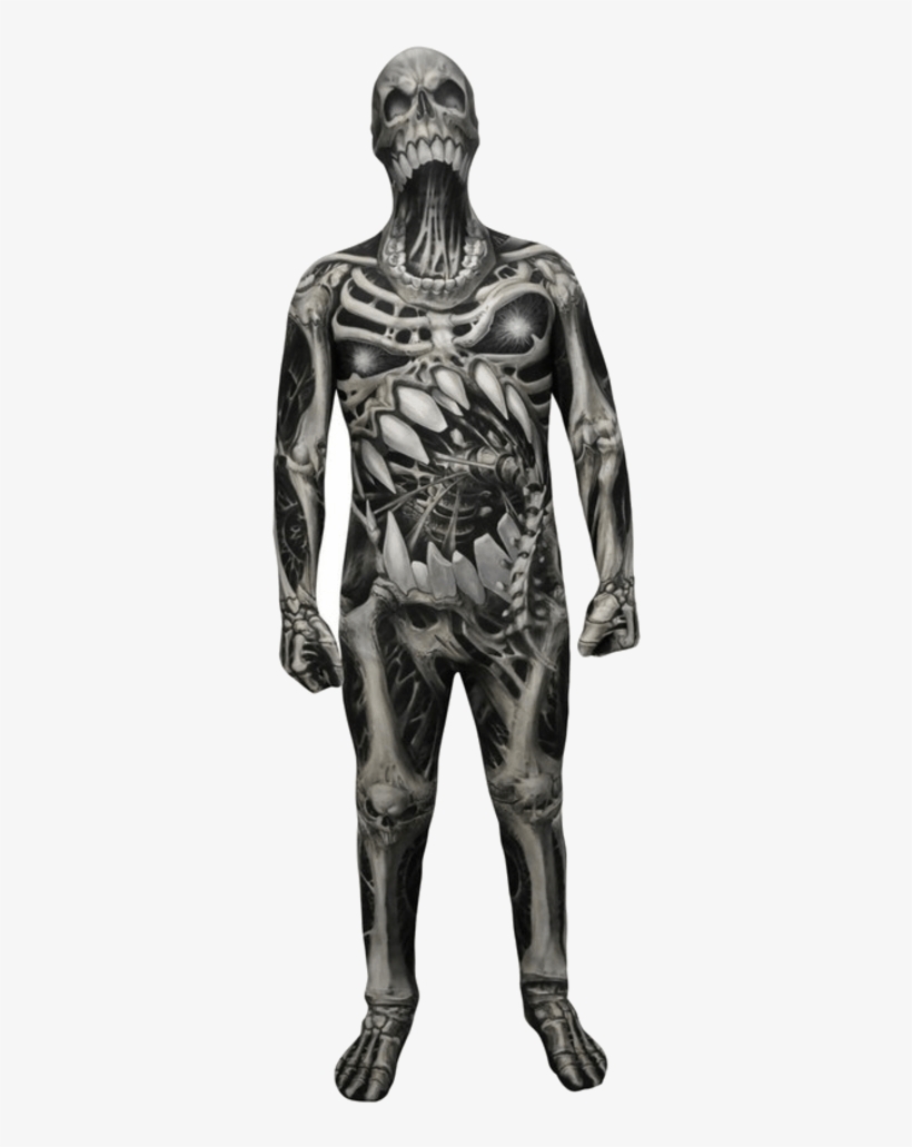 Kids Skull And Bones Morphsuit - Morphsuit Skull And Bones, transparent png download
