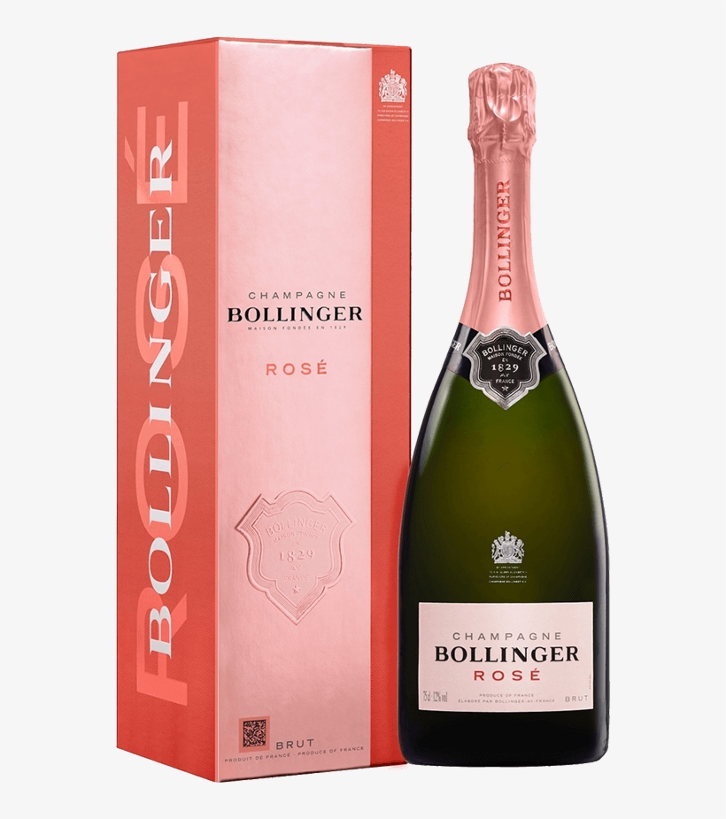 Bollinger Rose Nv Gift Boxed - Bollinger Champagne Brut Rose, transparent png download