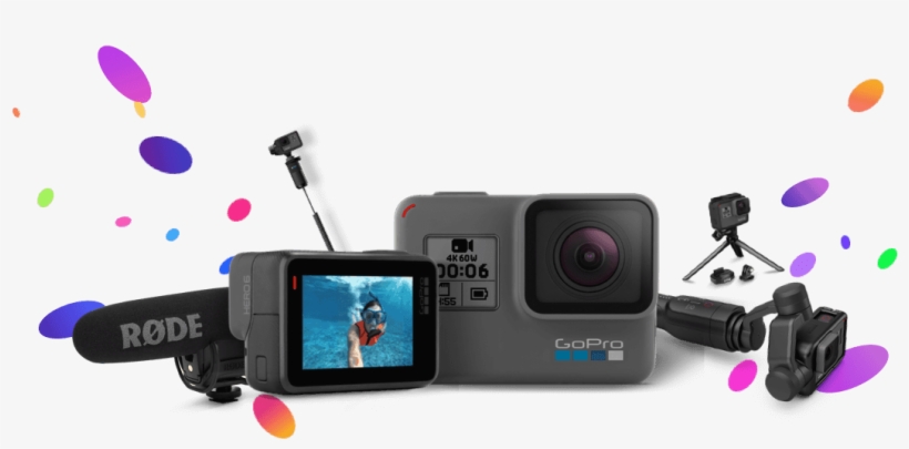 Win The Ultimate Gopro Prize Pack With Filmora - Digital Camera, transparent png download