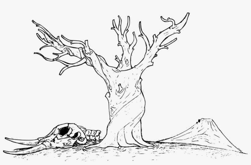 Thumb Image - Line Art Trees, transparent png download