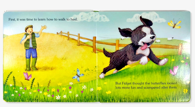 Traditional Padded Board Book - Dog Catches Something, transparent png download