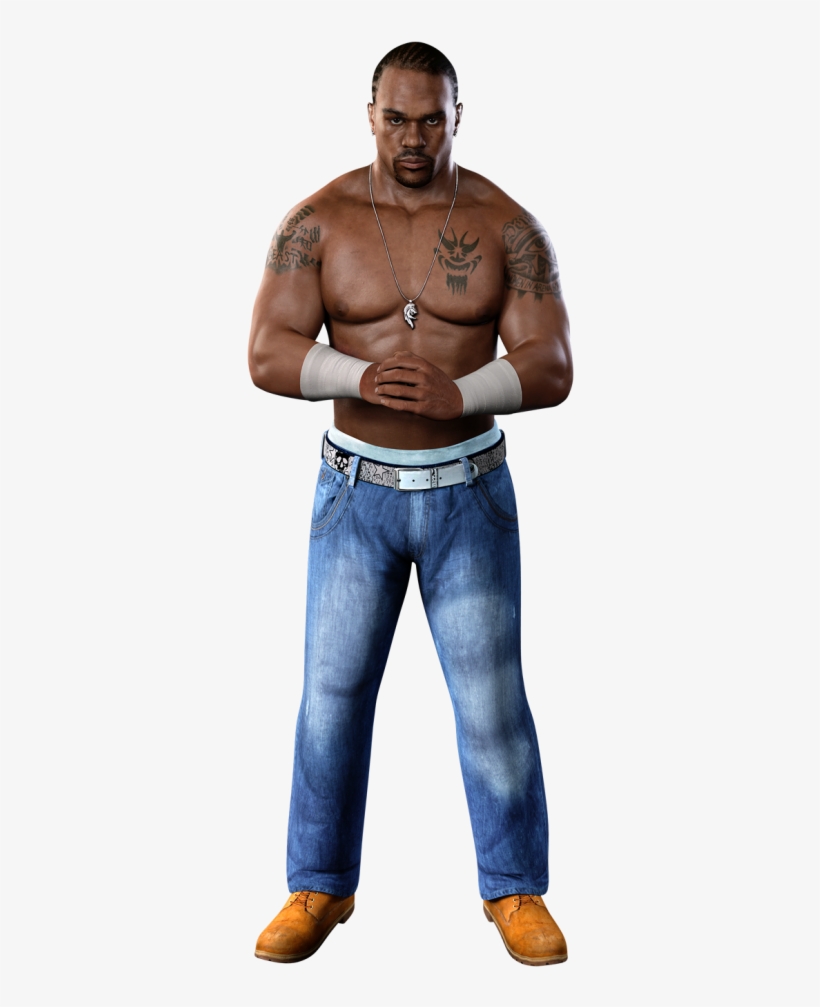 Wwe Smackdown Vs - Barechested, transparent png download