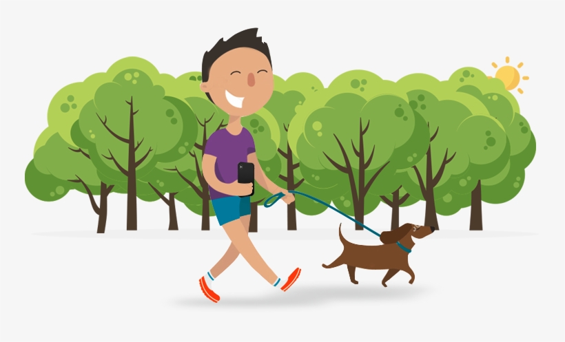 The Walking Bonus - Dog, transparent png download