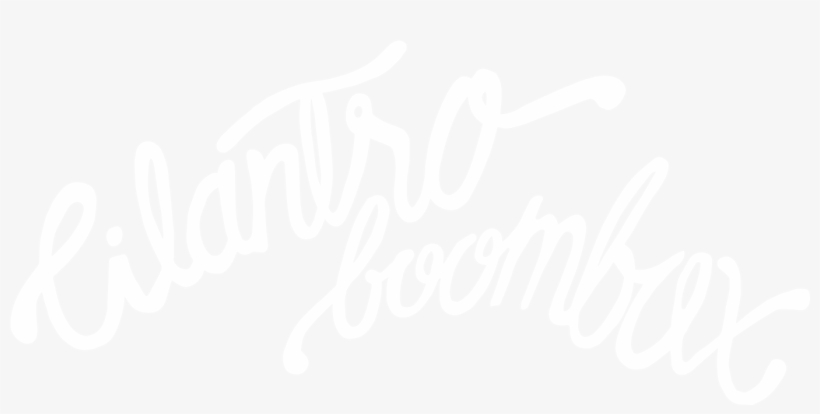 Cilantro Boombox - Calligraphy, transparent png download