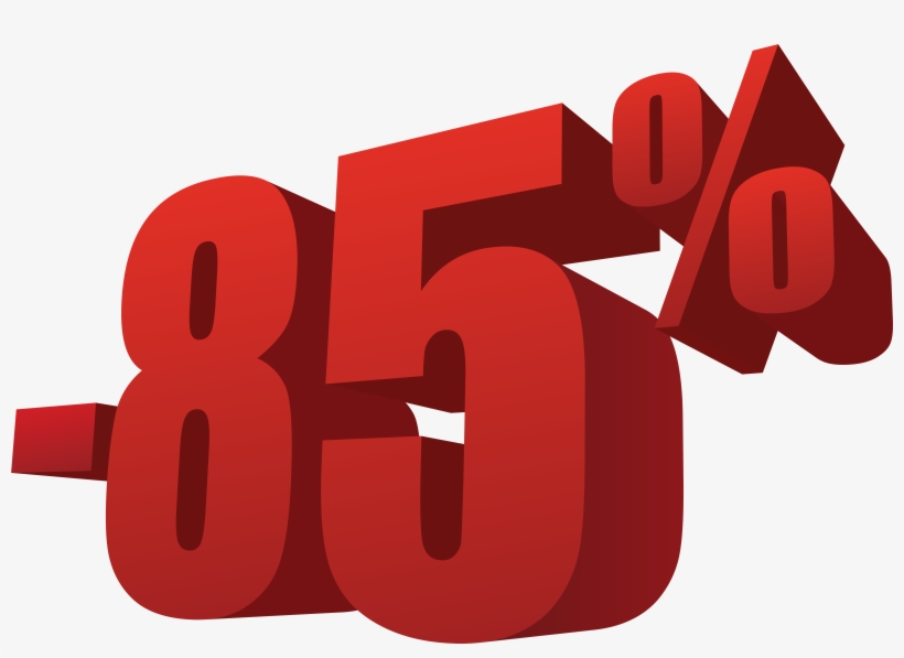 85% Off Sale Png Transparent Image, transparent png download