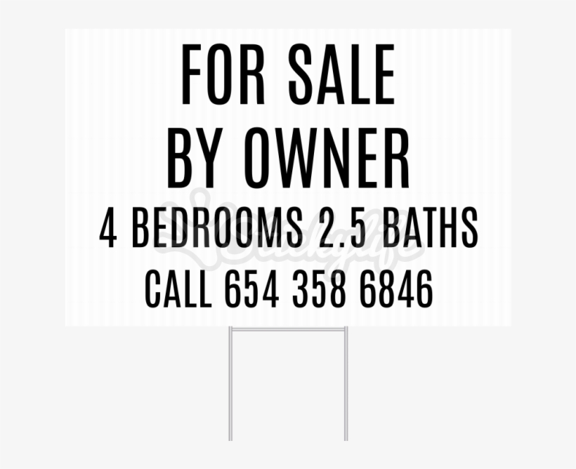 For Sale Yard Sign - Graphics, transparent png download