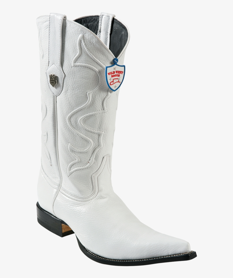 Wild West Boots Elk Leather 3x Toe - Cowboy Boot, transparent png download