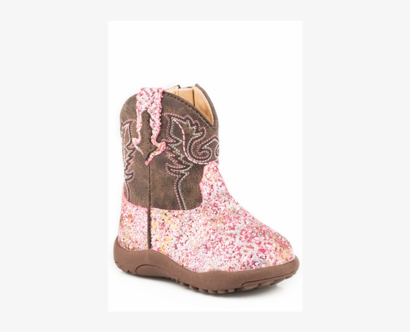Roper Cowbaby Glitter Aztec - Cowboy Boot, transparent png download