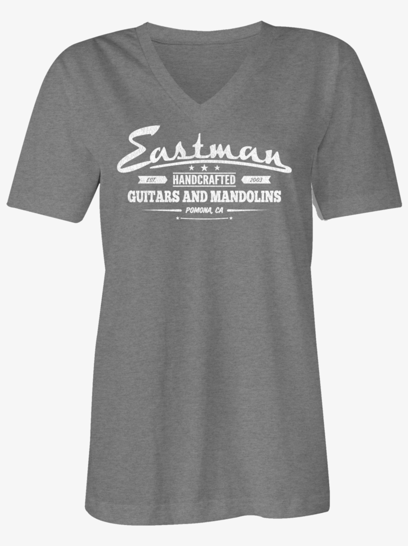 Eastman® Women's V Neck Handcrafted T Shirt - Active Shirt, transparent png download