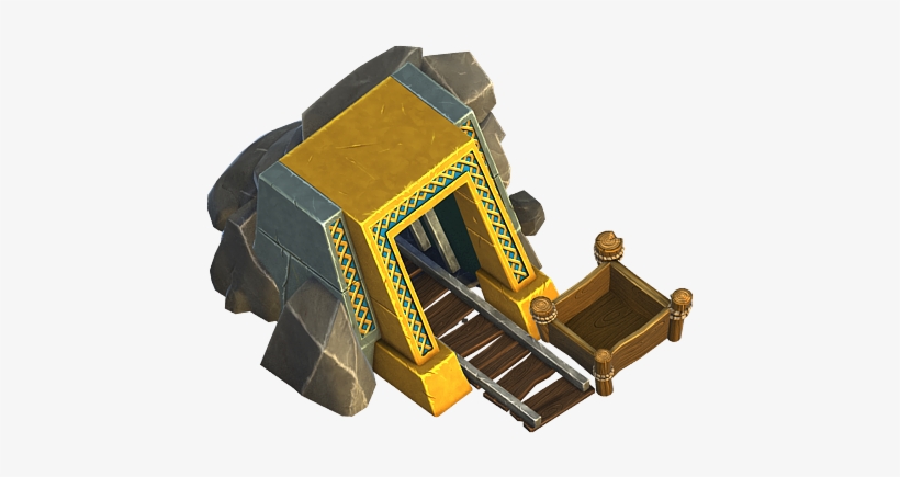 Dwarf Goldmine Level07 - Bulldozer, transparent png download