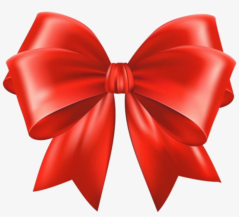 Bow Red Clip Art Deco Image, transparent png download