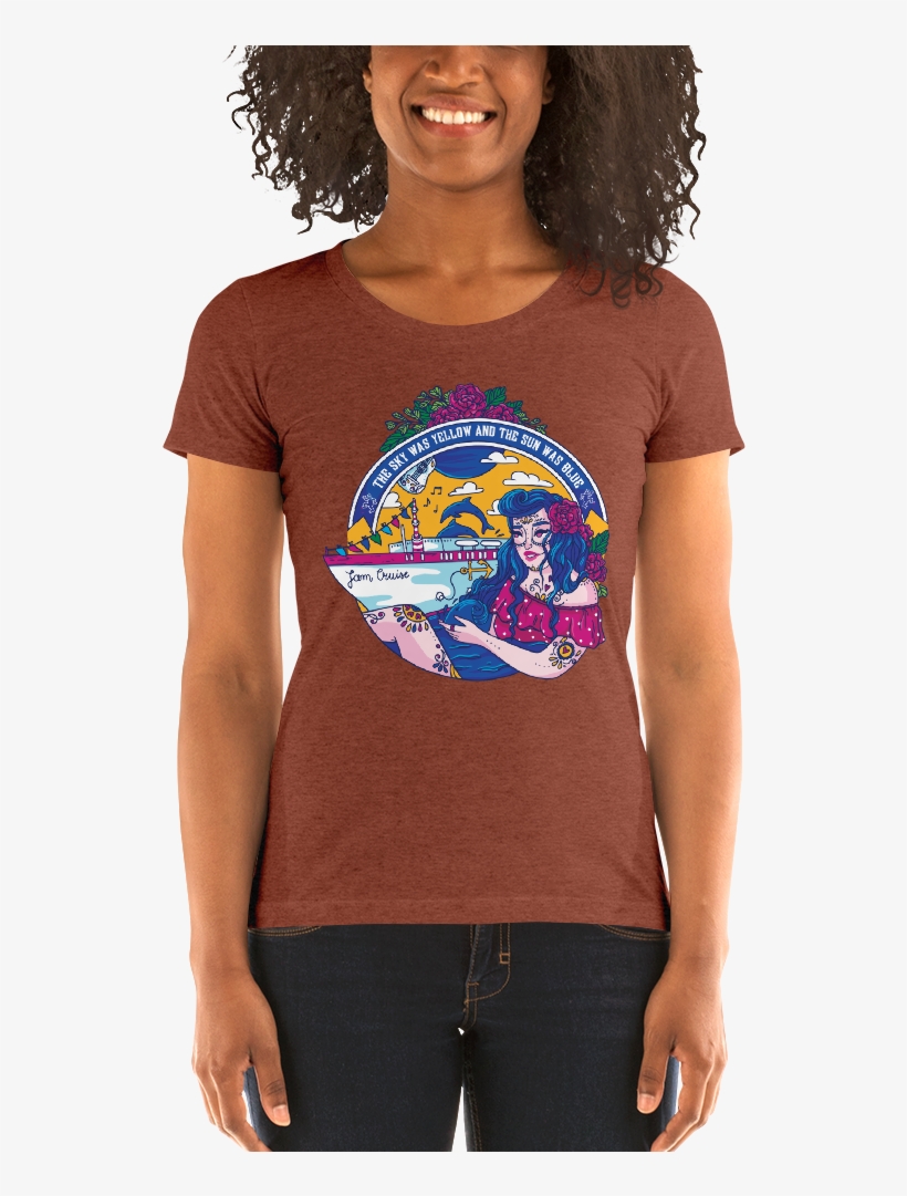 Jam Cruise Grateful Dead Ladies' Triblend T-shirt, transparent png download