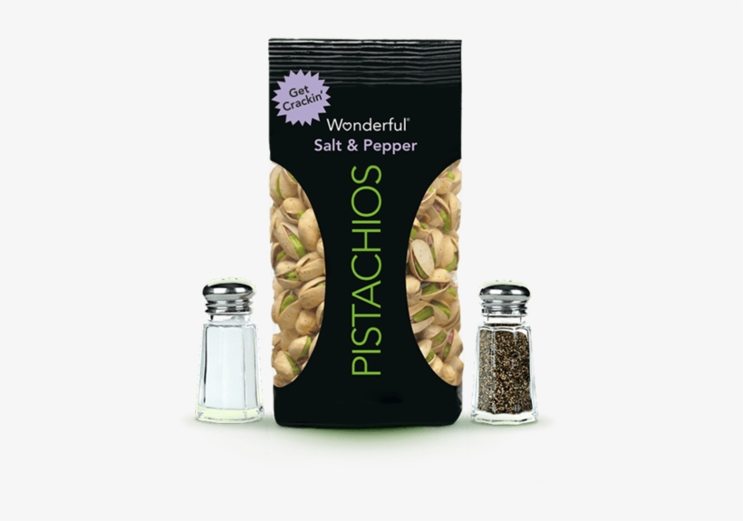 Wonderful Salt & Pepper Pistachios - Wonderful Pistachio Salt And Pepper, transparent png download