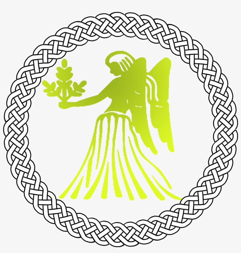 Virgo - Https - //www - Discoveraboutyourself - Blogspot - Celtic Knots Vector Round, transparent png download