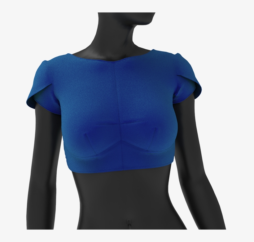 Design Blouse-666 - Blouse, transparent png download
