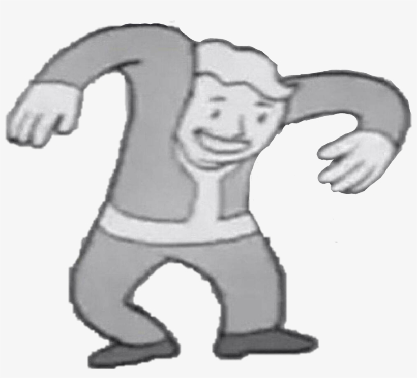 Vault Sticker - He's Hacking And Whacking And Smacking Meme, transparent png download