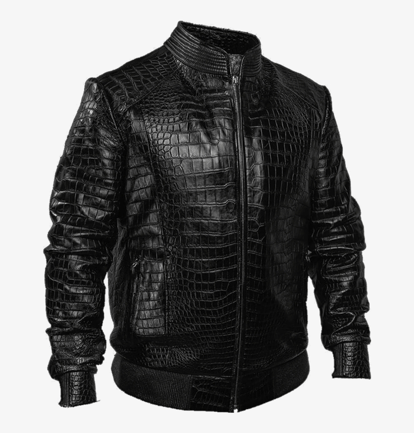 Genuine Crocodile Jacket - Leather Jacket, transparent png download