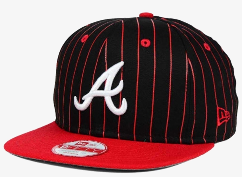 Atlanta Braves New Era Mlb Vintage Pinstripe 9fifty - New Era Atlanta, transparent png download