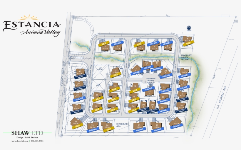 Estancia Sitemap And Available Homes - Plan, transparent png download