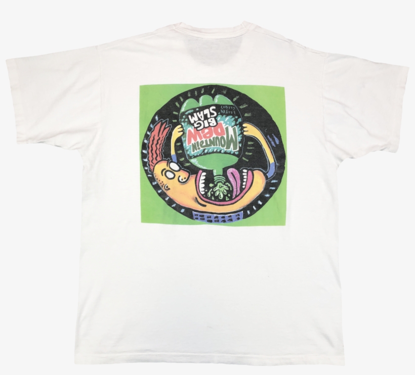 Vintage Mountain Dew Big Slam Tee - Iguana, transparent png download