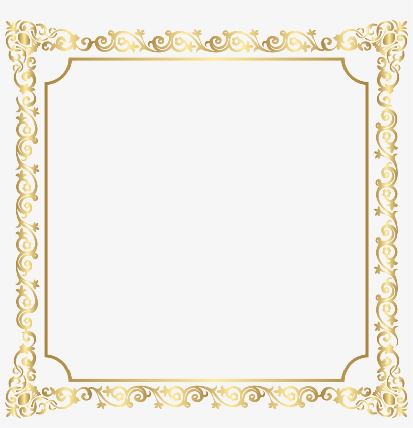 Border Deco Frame Clip Art Png Image, transparent png download