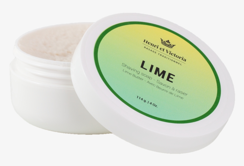 Lime Shaving Soap Transparent Straight Razor Beard - Label, transparent png download
