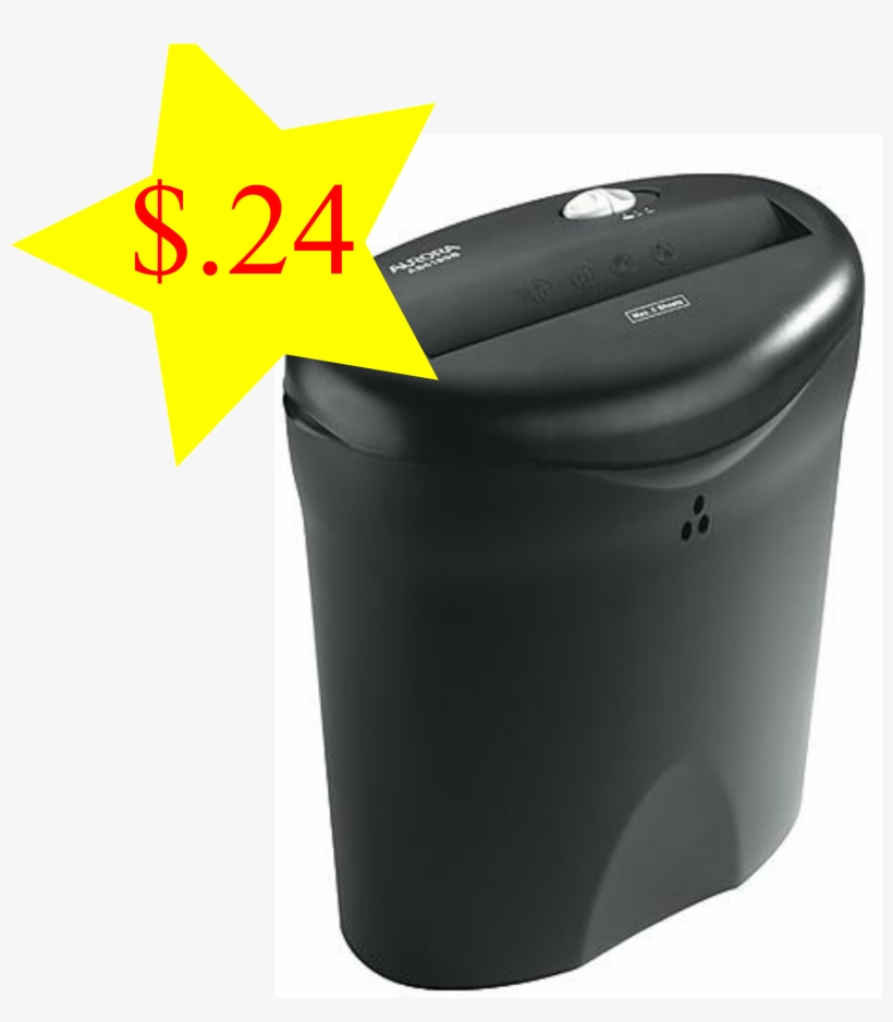 24 Aurora 6 Sheet Paper Shredder After Points - Paper Shredder Kmart, transparent png download
