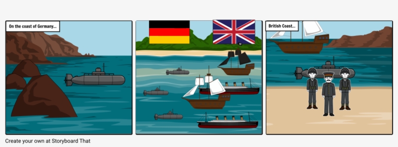 Unrestricted German Submarine Warfare - Boat, transparent png download