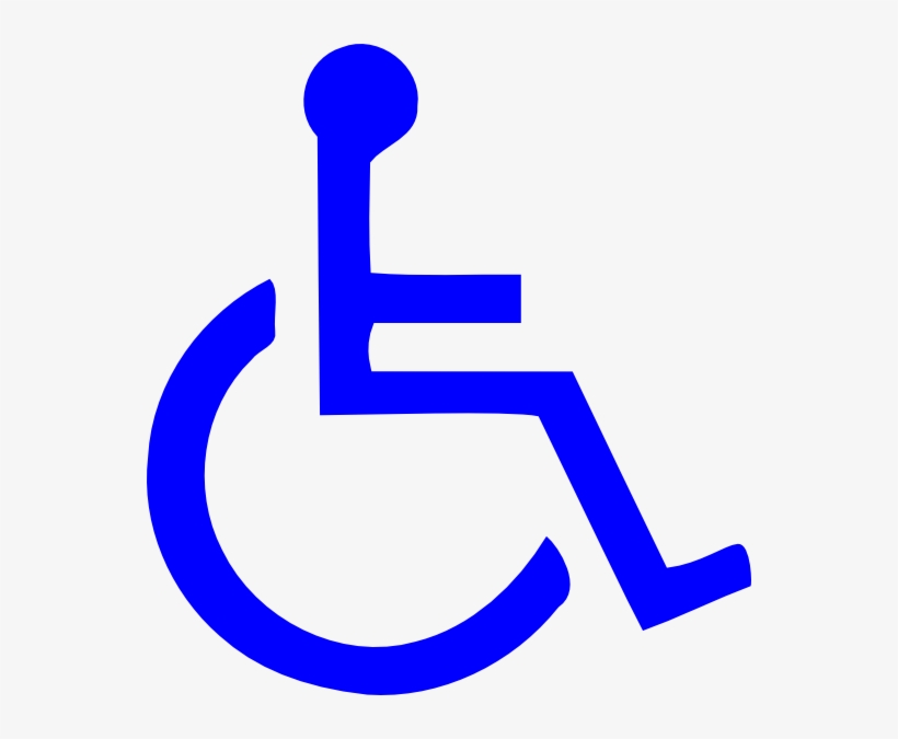 Standard Handicapped Symbol Clip Art At Clkercom Vector - Wheelchair Clipart, transparent png download