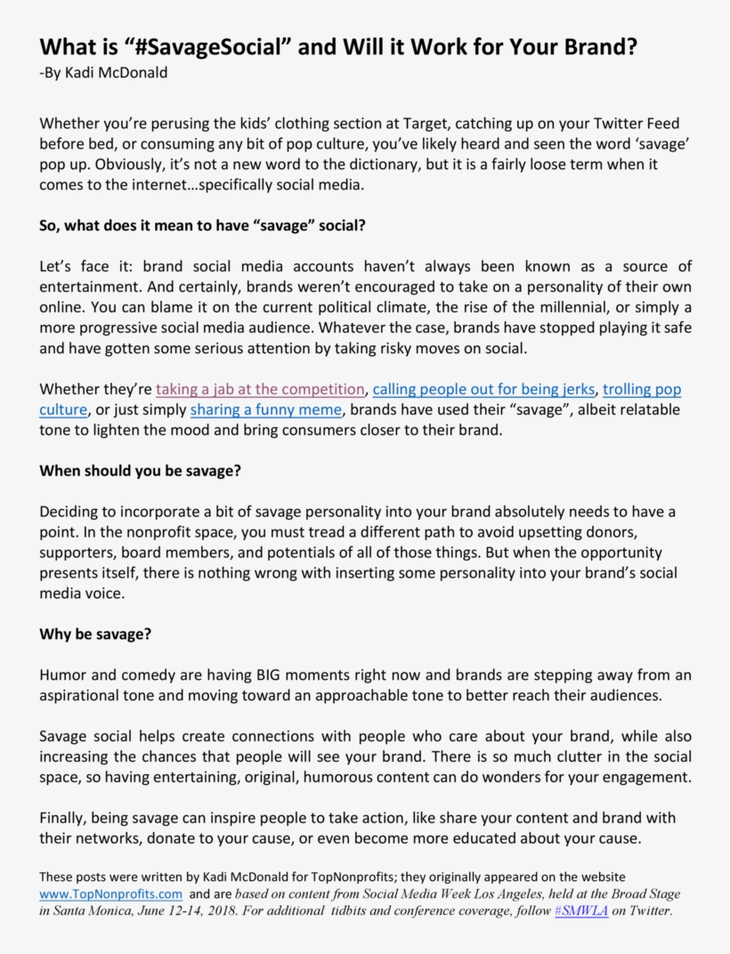 What Is Savagesocial And Will It Work For Your Brand - Packaging And Labeling, transparent png download