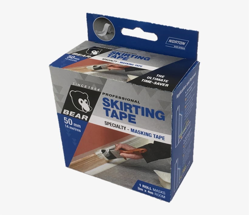 Bear 50mm X 14m Skirting Tape - Box, transparent png download